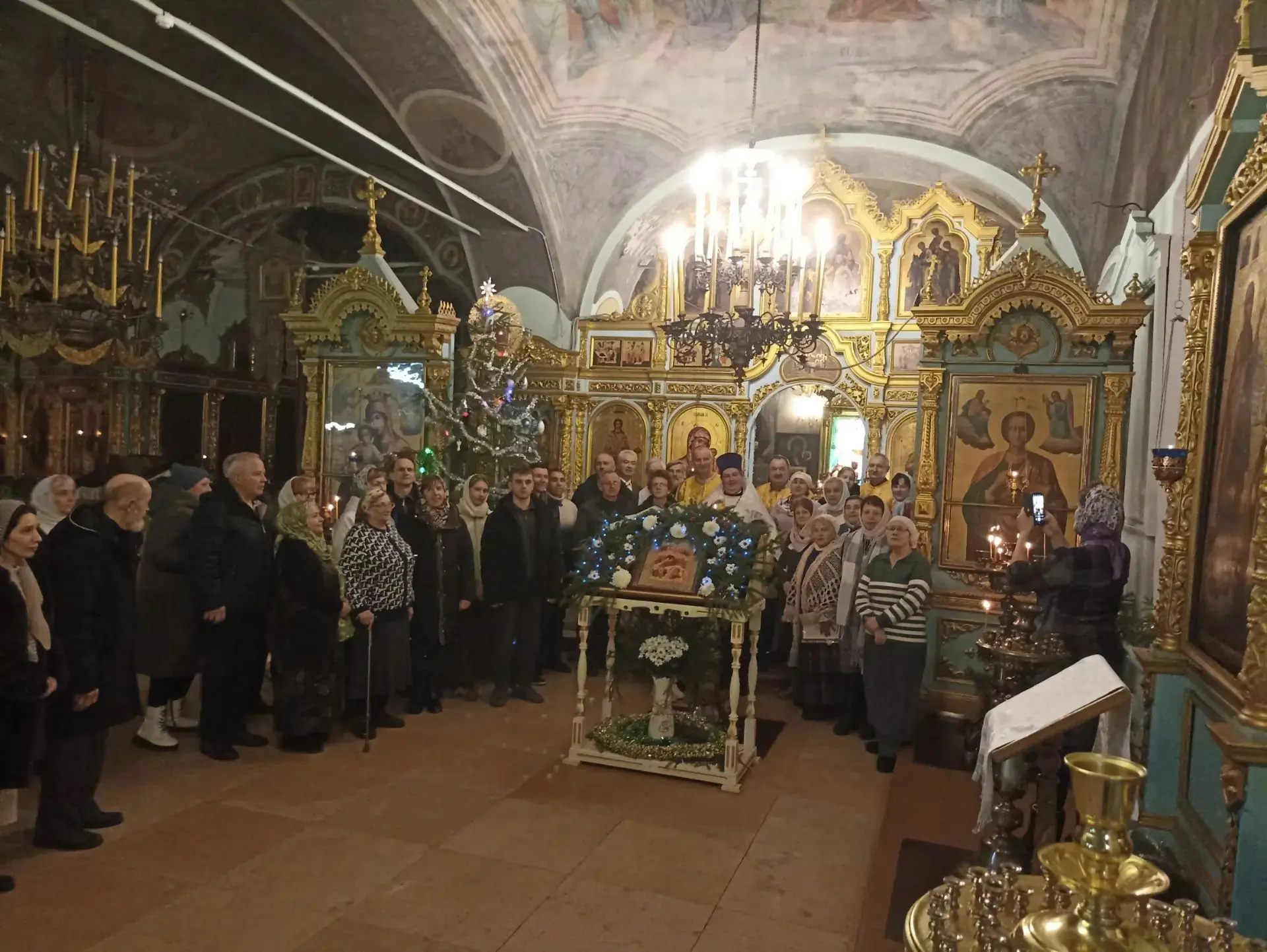 Свет Рождества Христова в Спасо-Преображенском храме